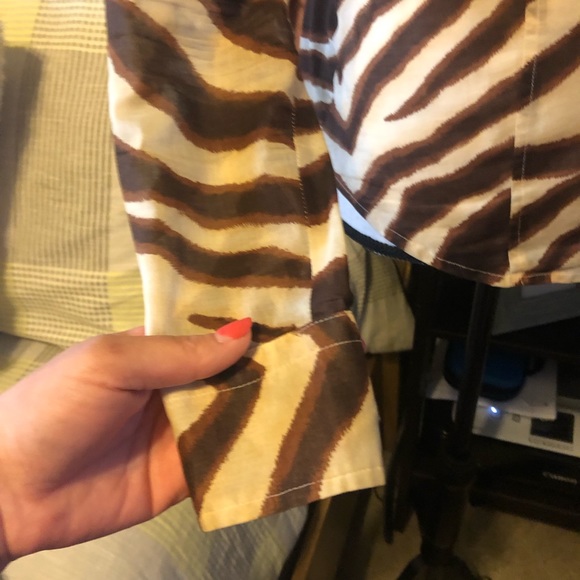 Michael kors button down blouse 1 - Picture 5 of 6